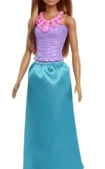 BARBIE DREAMTOPIA FLOWER DRESS BARBIE DOLL - DOLL -DARK SKIN PURPLE SKIRT Supply