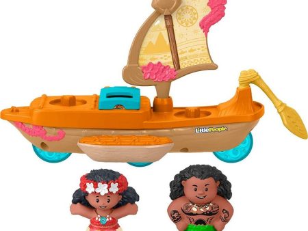 FISHER PRICE - LITTLE PEOPLE DISNEY PRINCESS MOANA AND MAUI S CANOE Supply