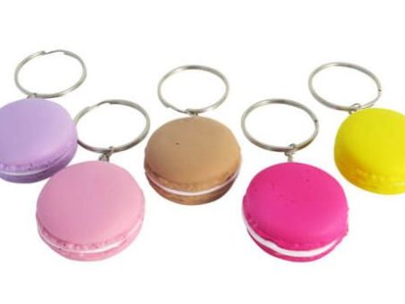 MACAROON KEYCHAIN VARIOUS COLOURS on Sale