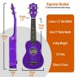 3RD AVENUE SOPRANO UKULELE -PURPLE Online Hot Sale