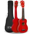 3RD AVENUE SOPRANO UKULELE - RED Cheap