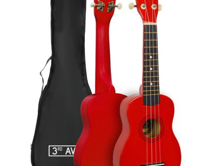 3RD AVENUE SOPRANO UKULELE - RED Cheap