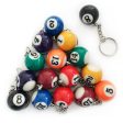 POOL BALL KEYCHAINS - VARIOUS DESIGNS For Sale