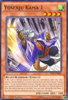 Yosenju Kama 1 (Starfoil) [SP17-EN004] Starfoil Rare Online now