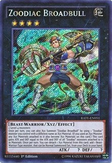 Zoodiac Broadbull [RATE-EN051] Secret Rare Discount